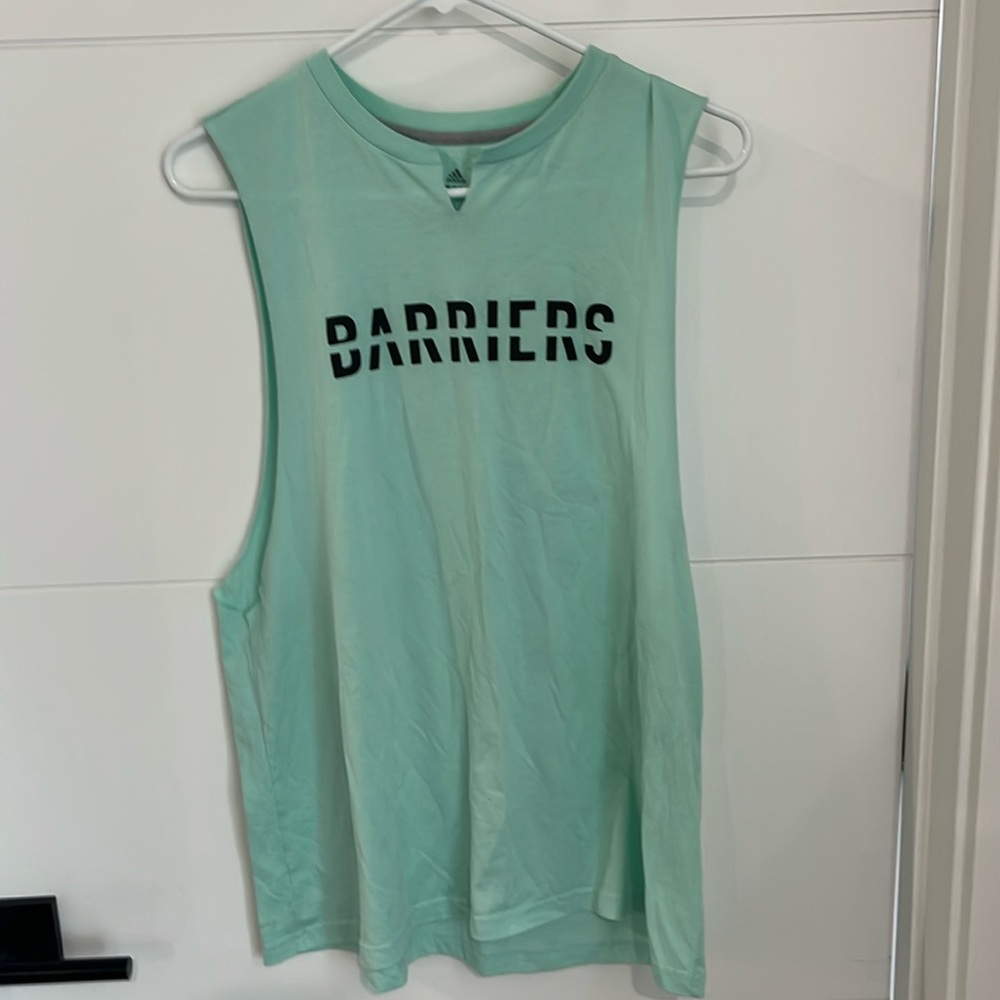 Adidas muscle tank “Barriers”